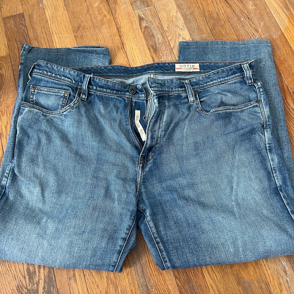 ORVIS DENIM 38x30 Five pocket